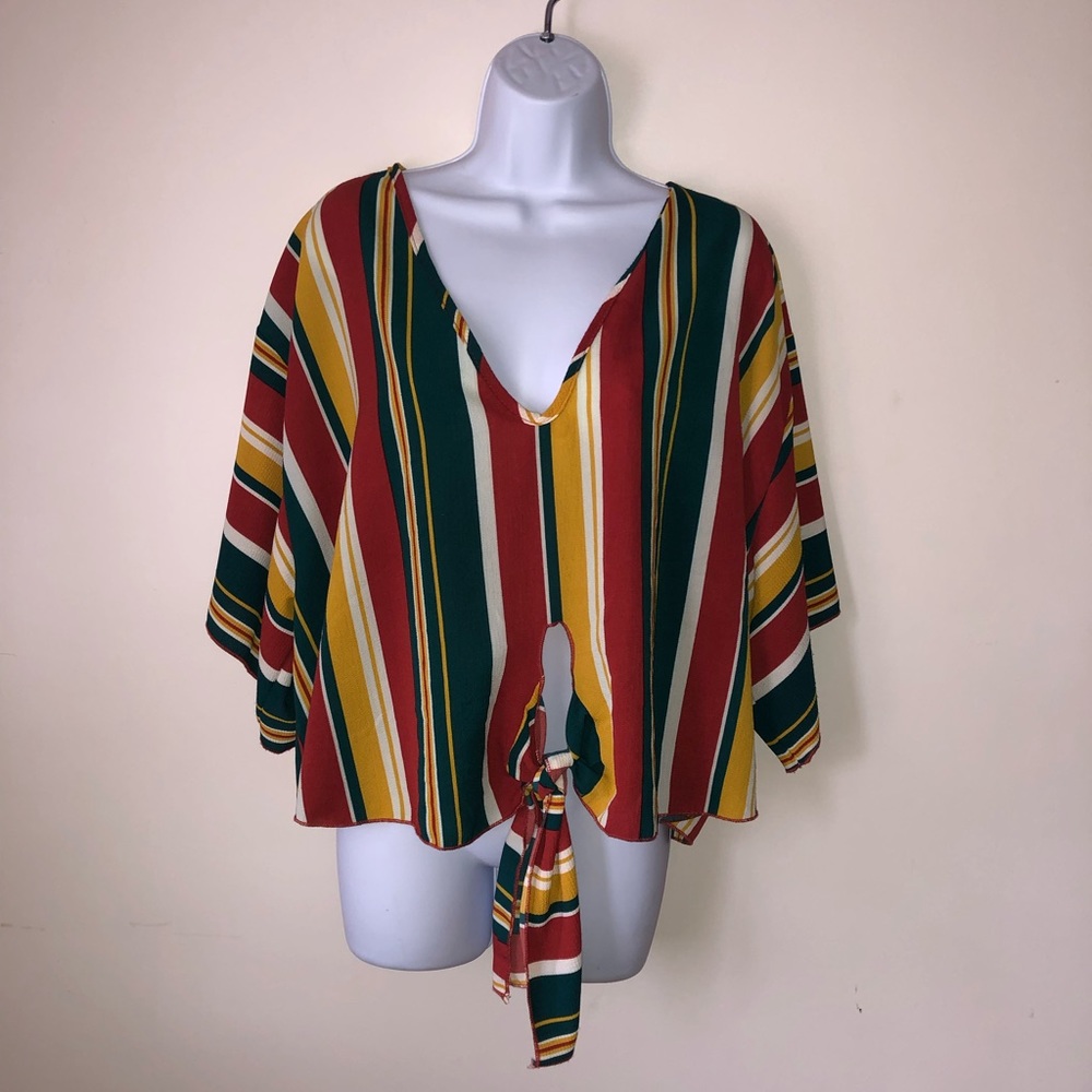 Cute Multi-Striped Top